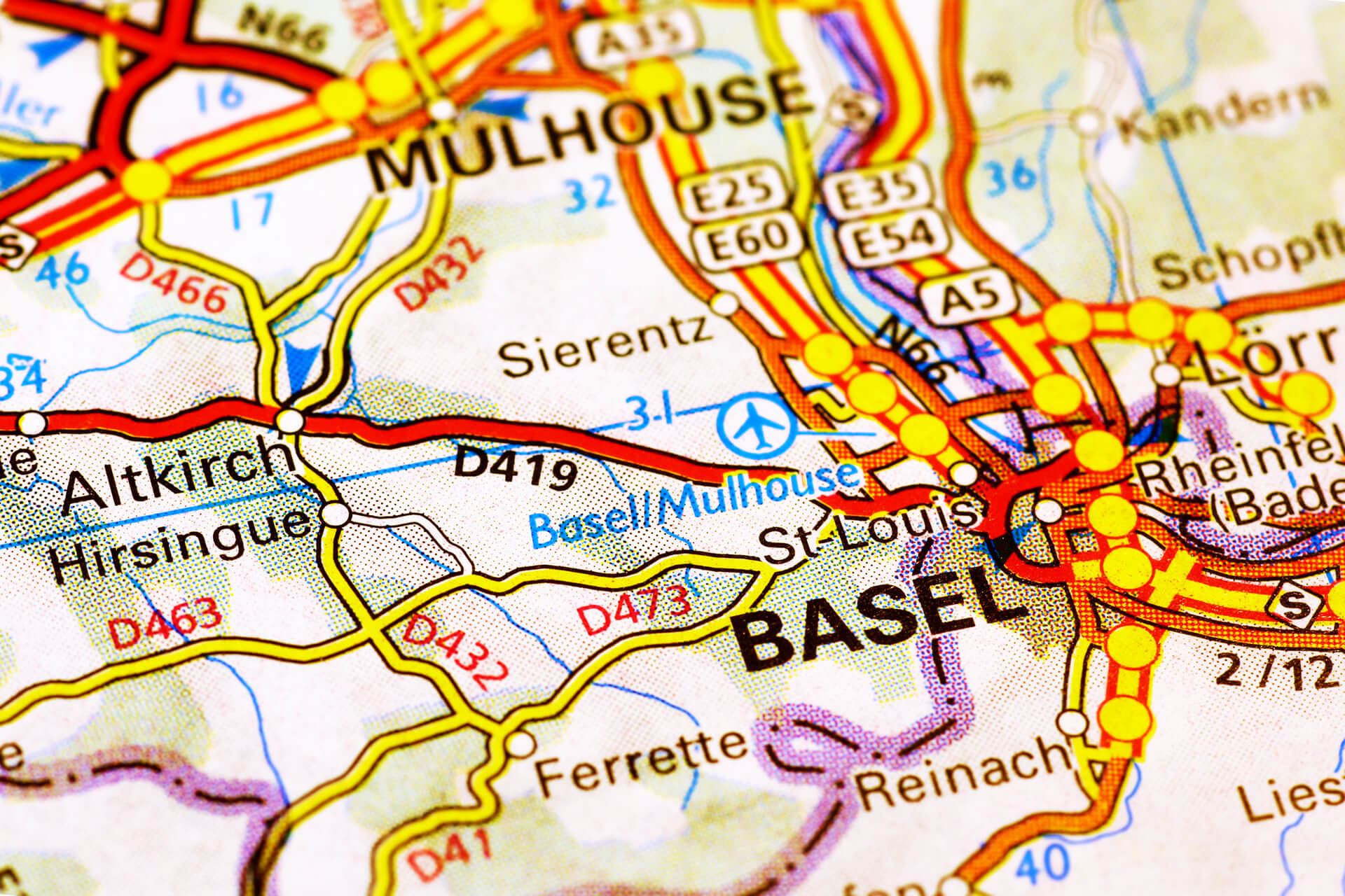 Basel Umgebungsplan